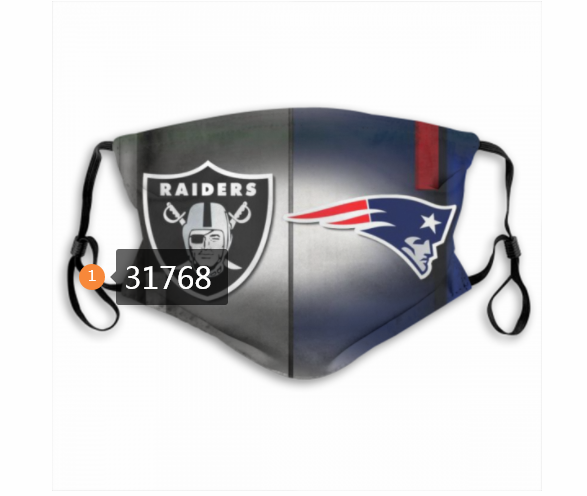 NFL New England Patriots 1872020 Dust mask with filter